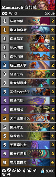 《爐石傳說》巨龍降臨Memnarch奇跡賊卡組推薦