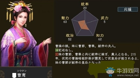 《三國志14》武將曹憲全解析
