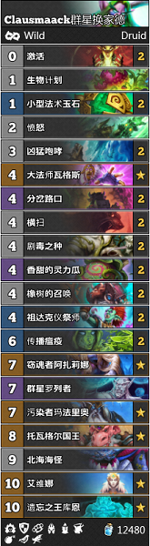 《爐石傳說》巨龍降臨Clausmaack群星換家德卡組推薦