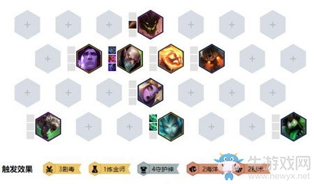 《云頂之弈》10.1版本劇毒守護神陣容