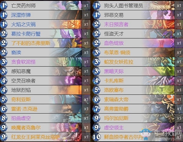 《爐石傳說》巨龍降臨喚魔宇宙術(shù)卡組推薦