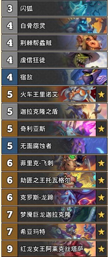 《爐石傳說》巨龍降臨T1宇宙賊卡組推薦