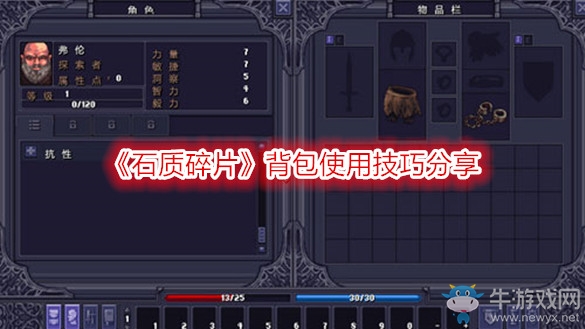 《石質(zhì)碎片》背包使用技巧分享