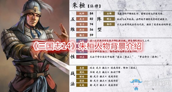 《三國(guó)志14》朱桓人物背景介紹
