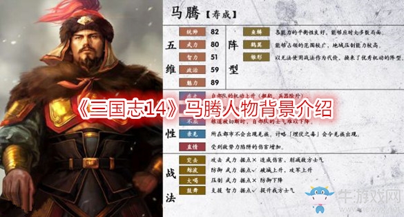 《三國(guó)志14》馬騰人物背景介紹