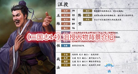 《三國(guó)志14》沮授人物背景介紹