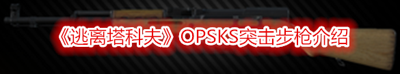《逃離塔科夫》OPSKS突擊步槍介紹