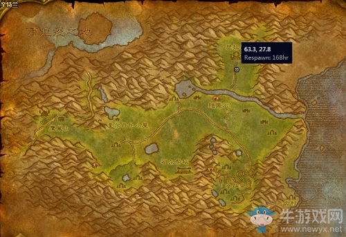 《魔獸世界懷舊服》世界boss萊索恩位置介紹