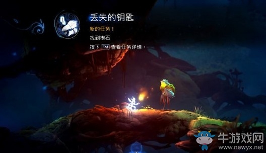 《奧日與螢火意志》水墨沼澤丟失的鑰匙圖文通關(guān)攻略