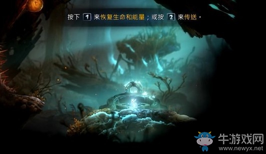 《奧日與螢火意志》沃林深處傳送點圖文通關(guān)攻略