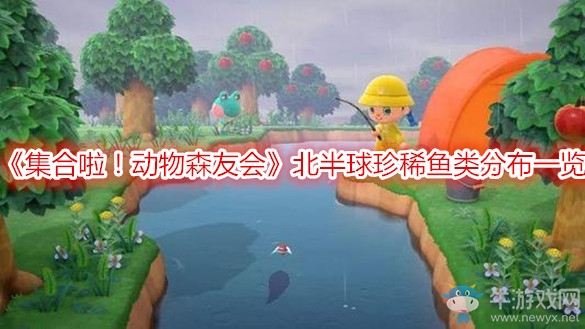 《集合啦！動物森友會》北半球珍稀魚類分布一覽