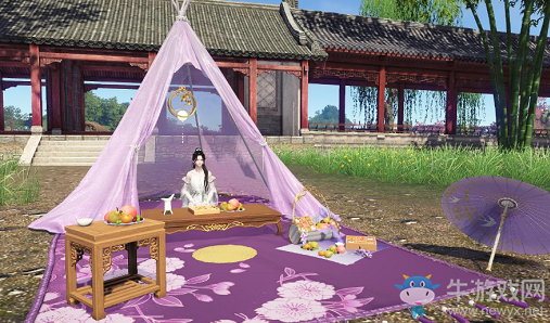 《天涯明月刀》靈殊·春風祝酒背飾介紹