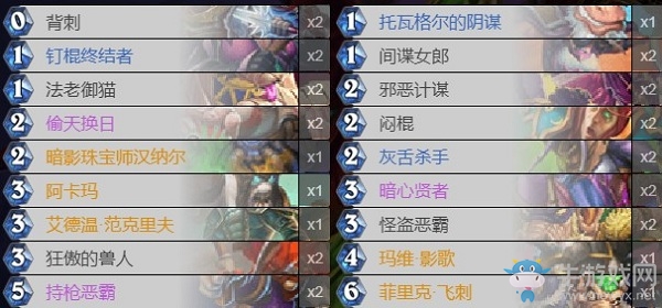 《爐石傳說(shuō)》外域的灰燼盜賊卡組推薦