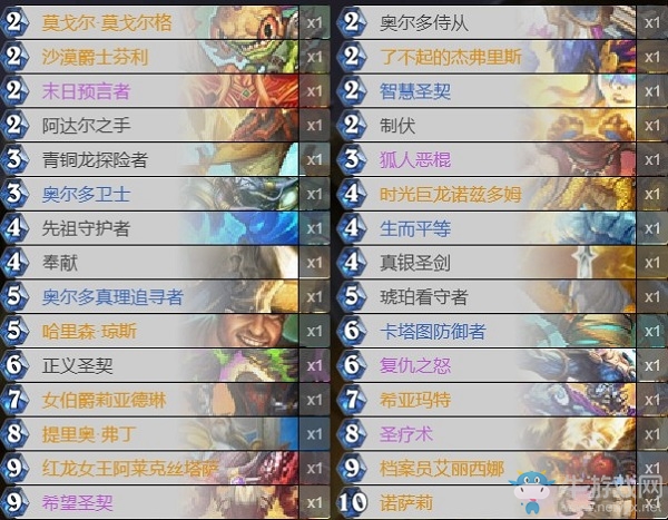 《爐石傳說》外域的灰燼圣騎士卡組推薦