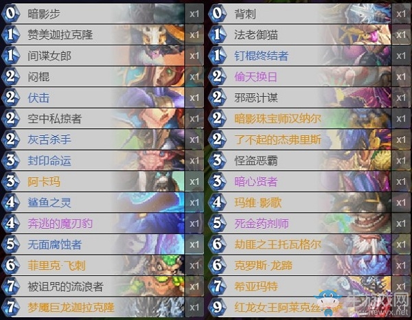 《爐石傳說(shuō)》外域的灰燼盜賊卡組推薦