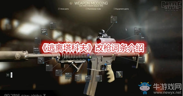 《逃離塔科夫》改槍詞條介紹