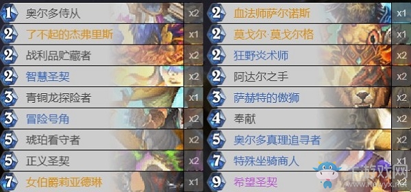 《爐石傳說》外域的灰燼圣契騎卡組推薦