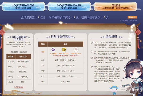 《天涯明月刀》五周年花開祈年 祈福贏簽王