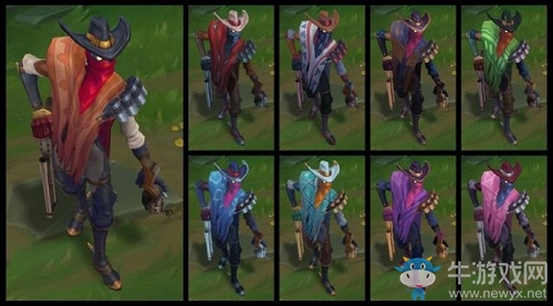 《LOL》西部牛仔 燼炫彩皮膚介紹