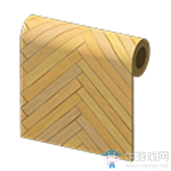 《集合啦！動(dòng)物森友會(huì)》茶色人字斜紋墻介紹