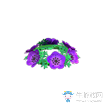 《集合啦！動(dòng)物森友會(huì)》紫色銀蓮花花冠介紹