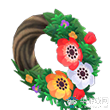 《集合啦！動(dòng)物森友會(huì)》銀蓮花花環(huán)介紹