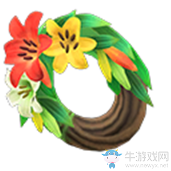 《集合啦！動(dòng)物森友會(huì)》百合花環(huán)介紹