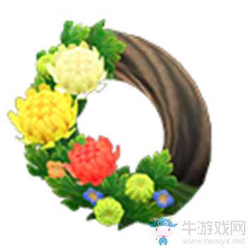 《集合啦！動(dòng)物森友會(huì)》菊花花環(huán)介紹