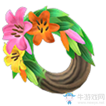 《集合啦！動(dòng)物森友會》精美百合花環(huán)介紹