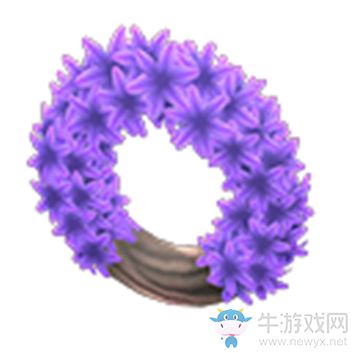 《集合啦！動(dòng)物森友會(huì)》紫色風(fēng)信子花環(huán)介紹