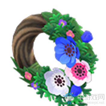 《集合啦！動(dòng)物森友會(huì)》清新銀蓮花花環(huán)介紹