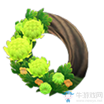 《集合啦！動物森友會》自然風(fēng)菊花花環(huán)介紹