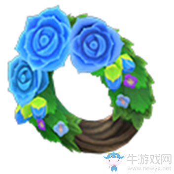 《集合啦！動(dòng)物森友會(huì)》藍(lán)色玫瑰花環(huán)介紹