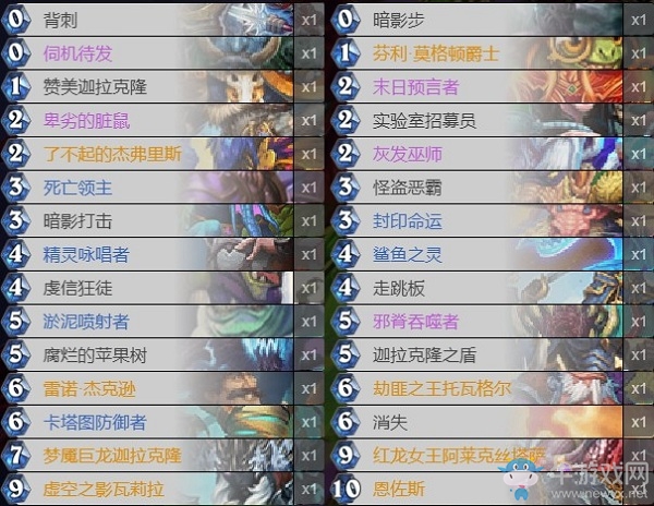 《爐石傳說》外域的灰燼狂野宇宙賊卡組推薦