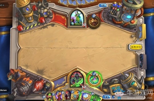 《爐石傳說》通靈學院轉校生地精大戰侏儒效果