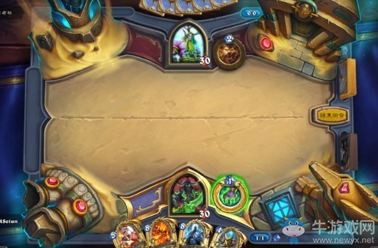 《爐石傳說》通靈學(xué)院轉(zhuǎn)校生奧丹姆沙漠效果