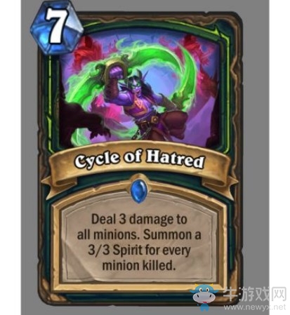 《爐石傳說》通靈學院惡魔獵手新卡仇恨之輪介紹