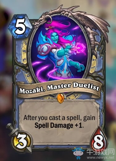 《爐石傳說》通靈學院法師新卡決斗大師莫扎奇介紹