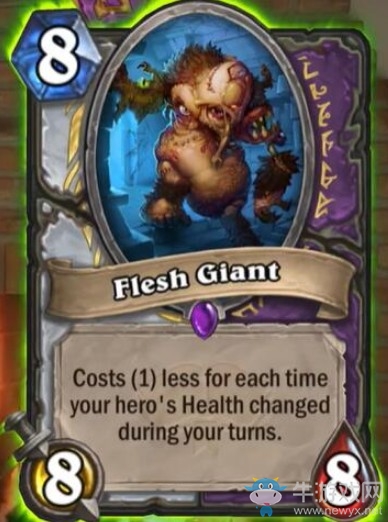 《爐石傳說》通靈學院雙職業牧術新卡血肉巨人介紹