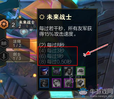 《云頂之弈》10.16未來戰士羈絆改動介紹