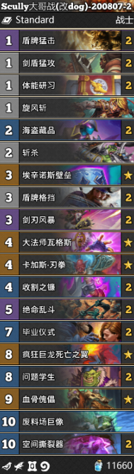 《爐石傳說》通靈學院大哥戰卡組推薦