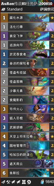 《爐石傳說》通靈學院任務薩卡組推薦