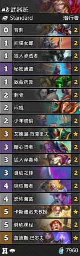 《爐石傳說》通靈學院T2武器賊卡組推薦