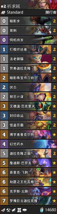 《爐石傳說》通靈學(xué)院祈求賊卡組推薦