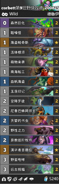 《爐石傳說(shuō)》通靈學(xué)園狂野快攻德卡組推薦