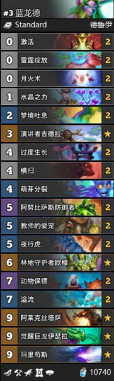 《爐石傳說》通靈學院T1藍龍德穩定卡組推薦