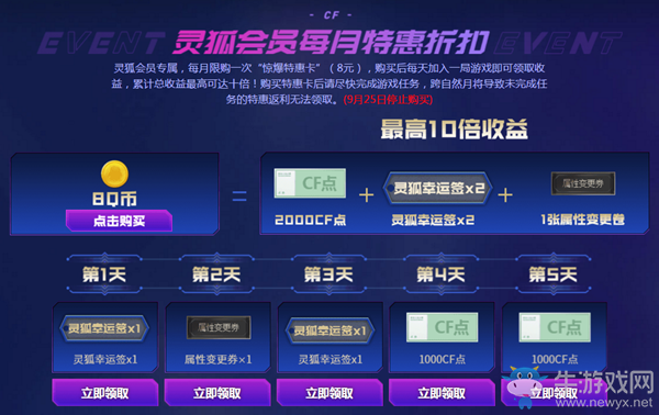2020《CF》靈狐者的約定靈狐特惠GO活動