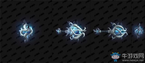 《魔獸世界》9.0熾藍仙野團本單手錘外觀預覽