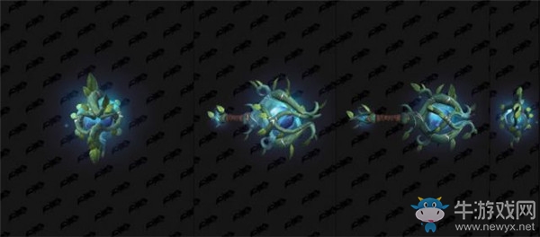 《魔獸世界》9.0熾藍仙野團本單手錘外觀預覽