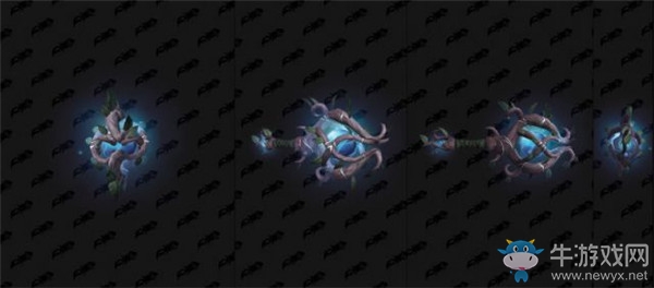 《魔獸世界》9.0熾藍仙野團本單手錘外觀預覽